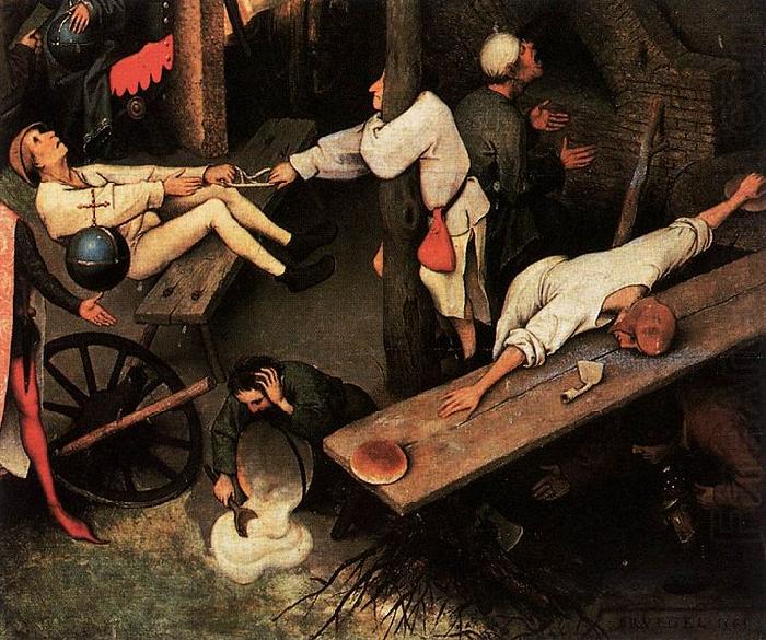 Netherlandish Proverbs, Pieter Bruegel the Elder